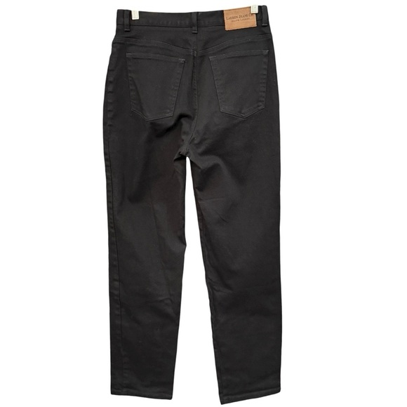 Lauren Ralph Lauren Jeans Co. Women’s 8 Black Denim Straight Leg - Picture 2 of 6